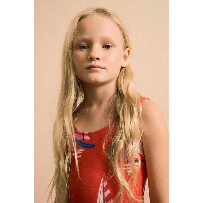 BARCOS DRESS RED