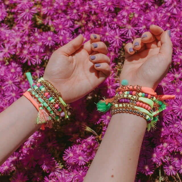 Neo-Brite Chains & Charms Kit: Create 10 Unique Cord & Tassel Charm Bracelets