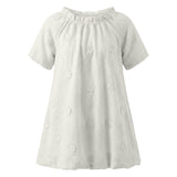 Floral Embroidery Applique Dress