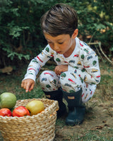 The Organic Long Sleeve Pajama Set [Farm Trucks]