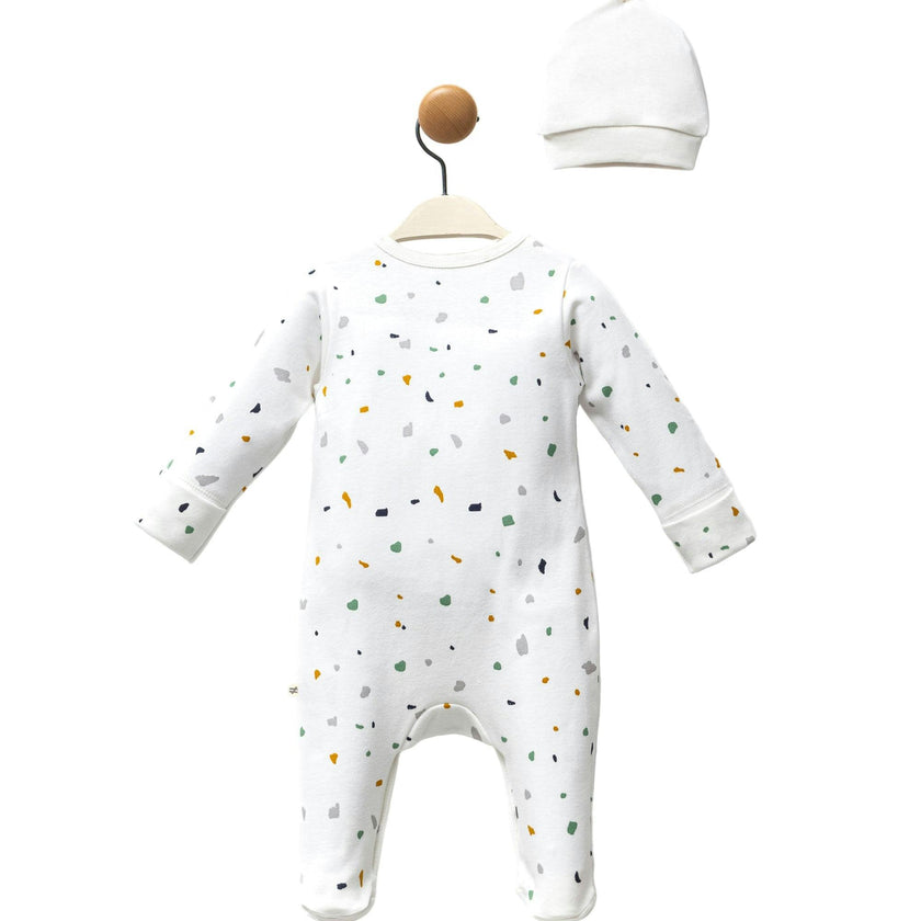 Multicolor Polka Dot One-Piece Set