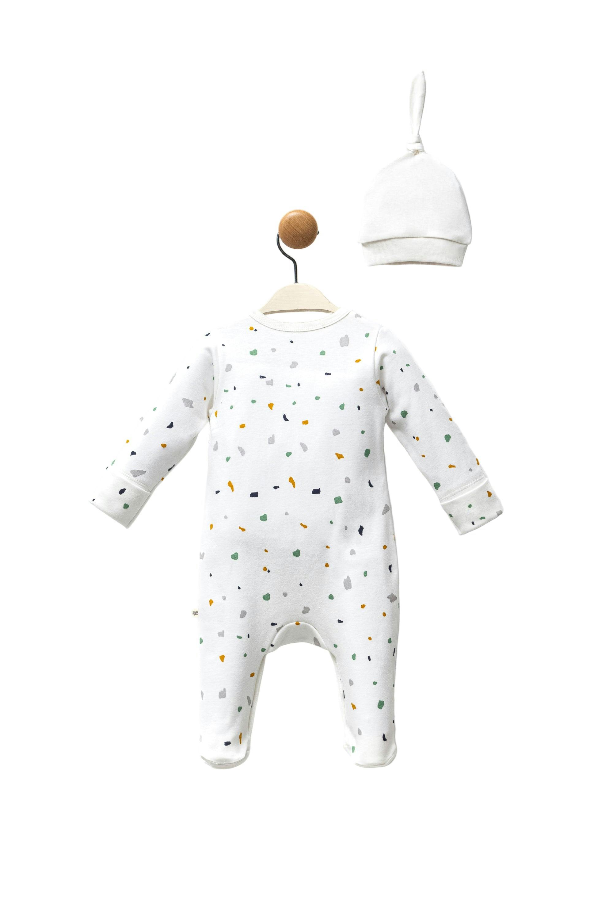 Multicolor Polka Dot One-Piece Set