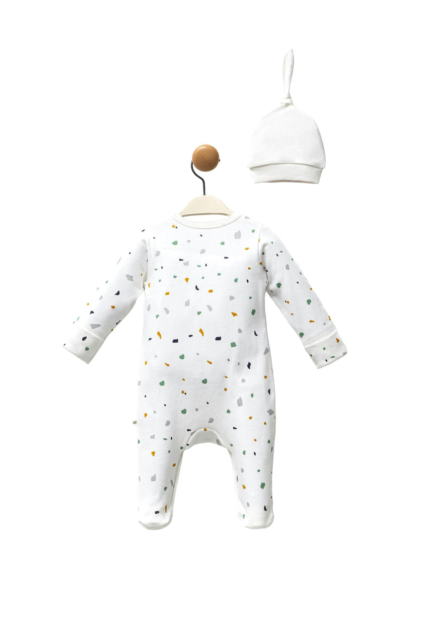 Multicolor Polka Dot One-Piece Set