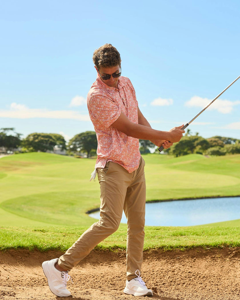 The Azaleas - Sunset Golf Shirt