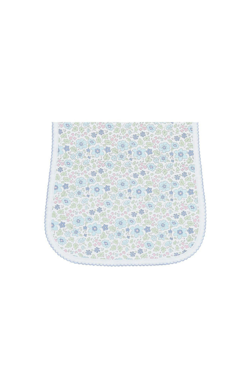 Blue Meadow Burp Cloth