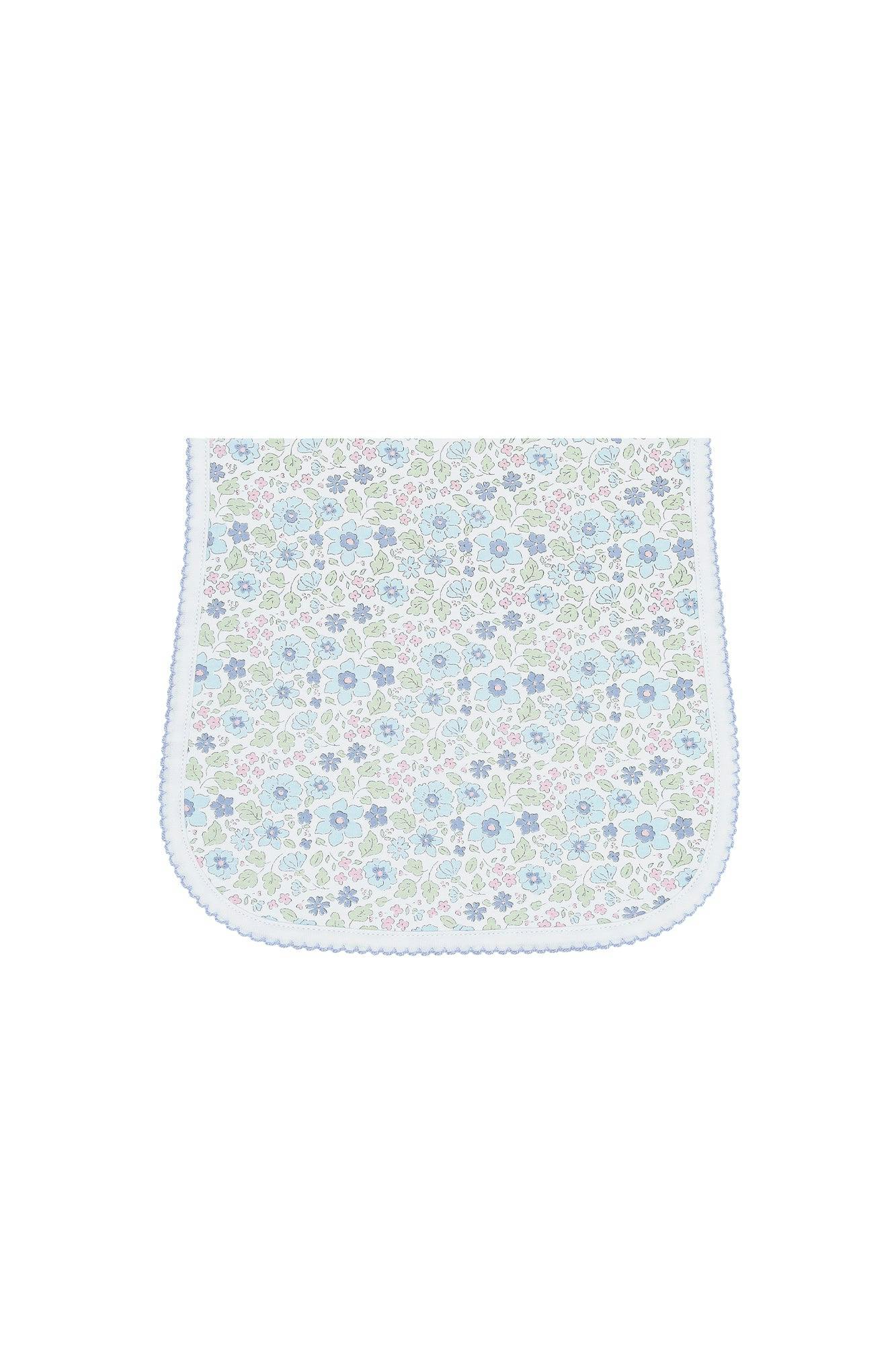 Blue Meadow Burp Cloth
