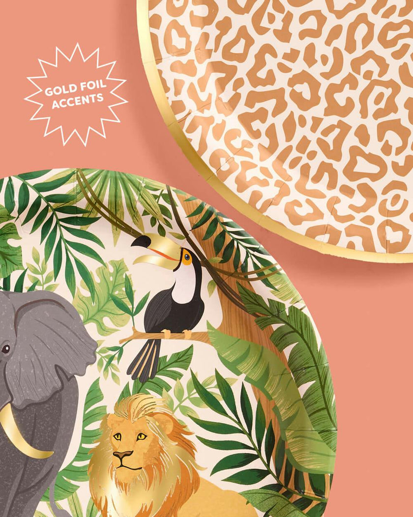 Safari Plates - 24 paper plates
