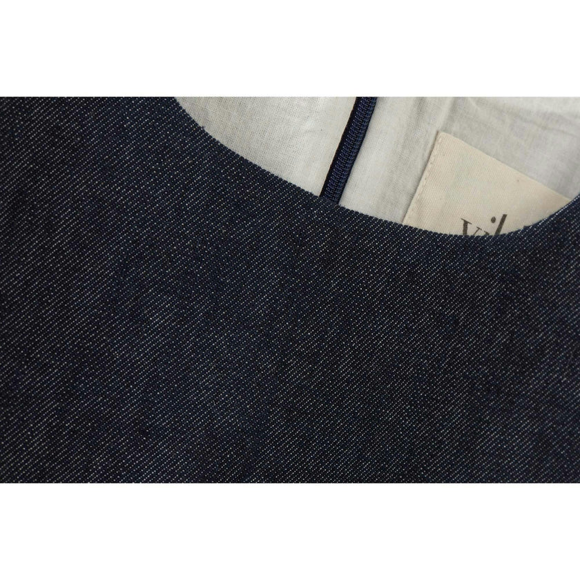 Organic Denim Dress, Blue