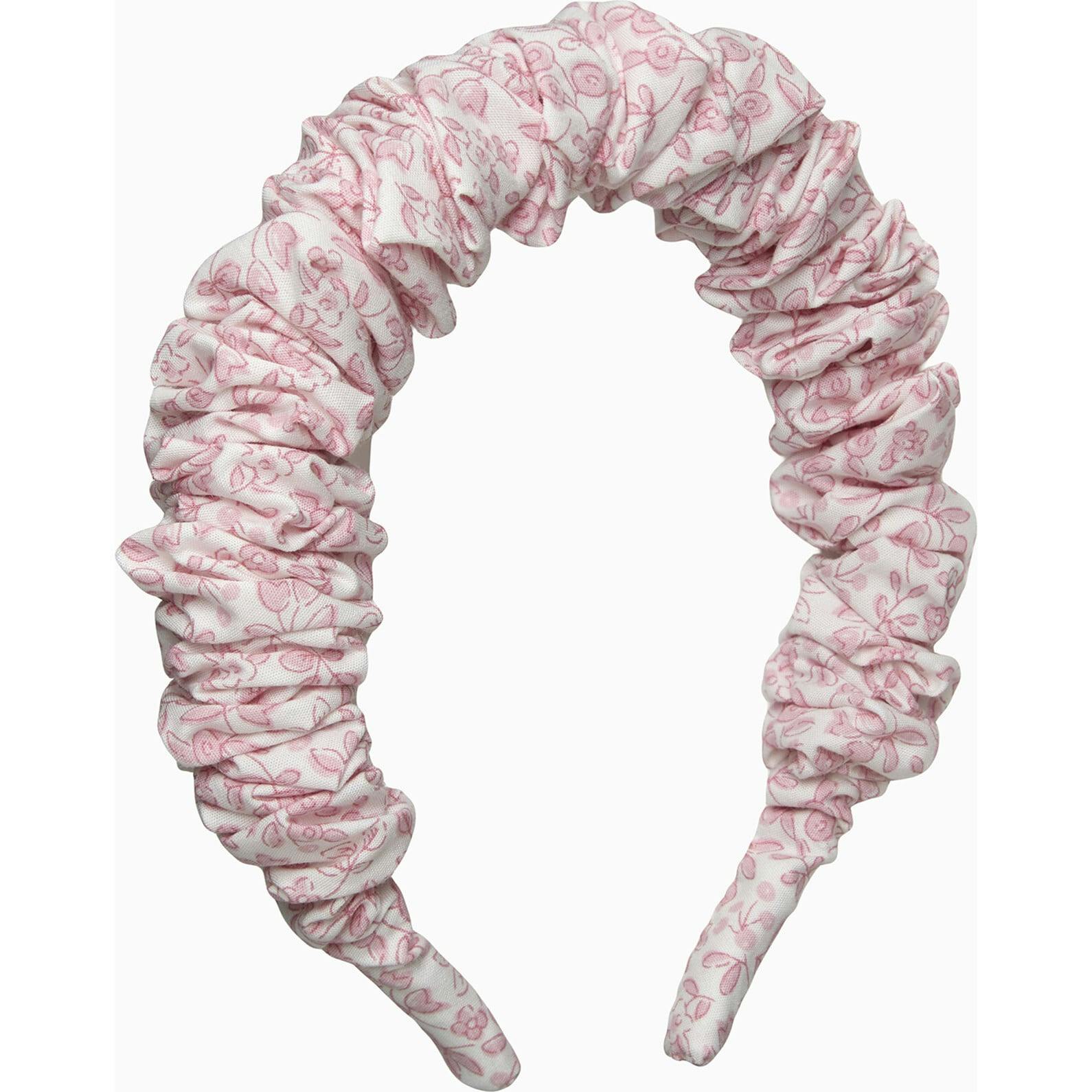 Scrunchie Alice Band in Pink Floral