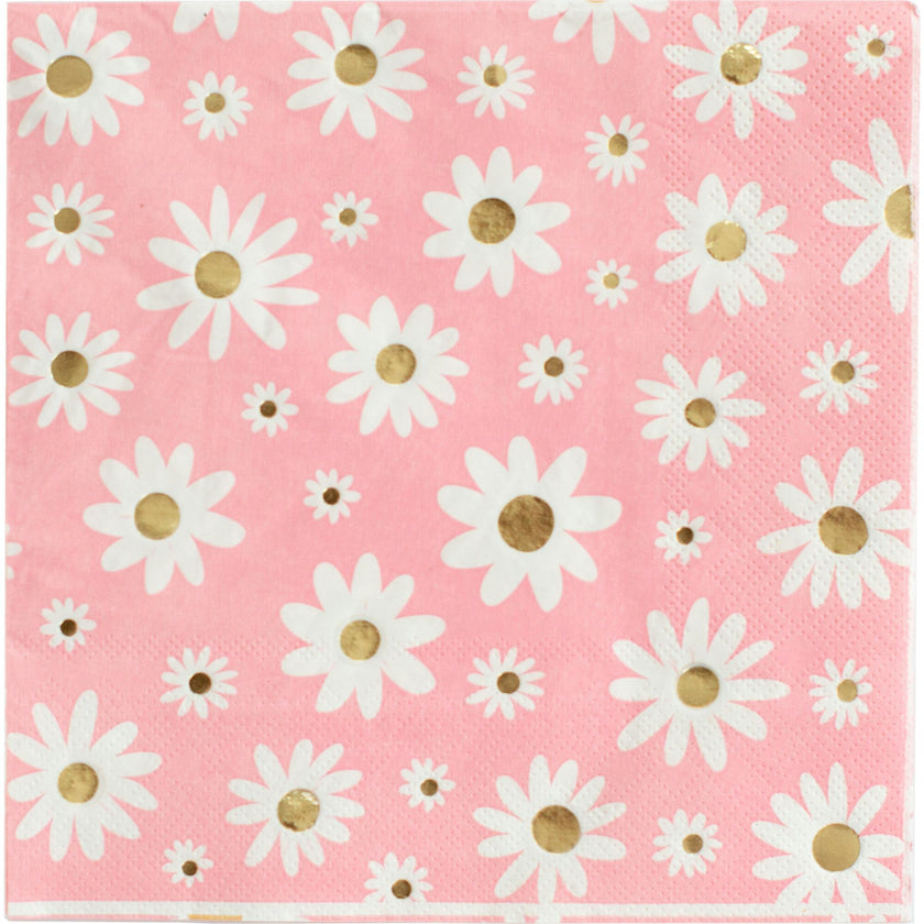 Peace & Love Daisy Large Napkins