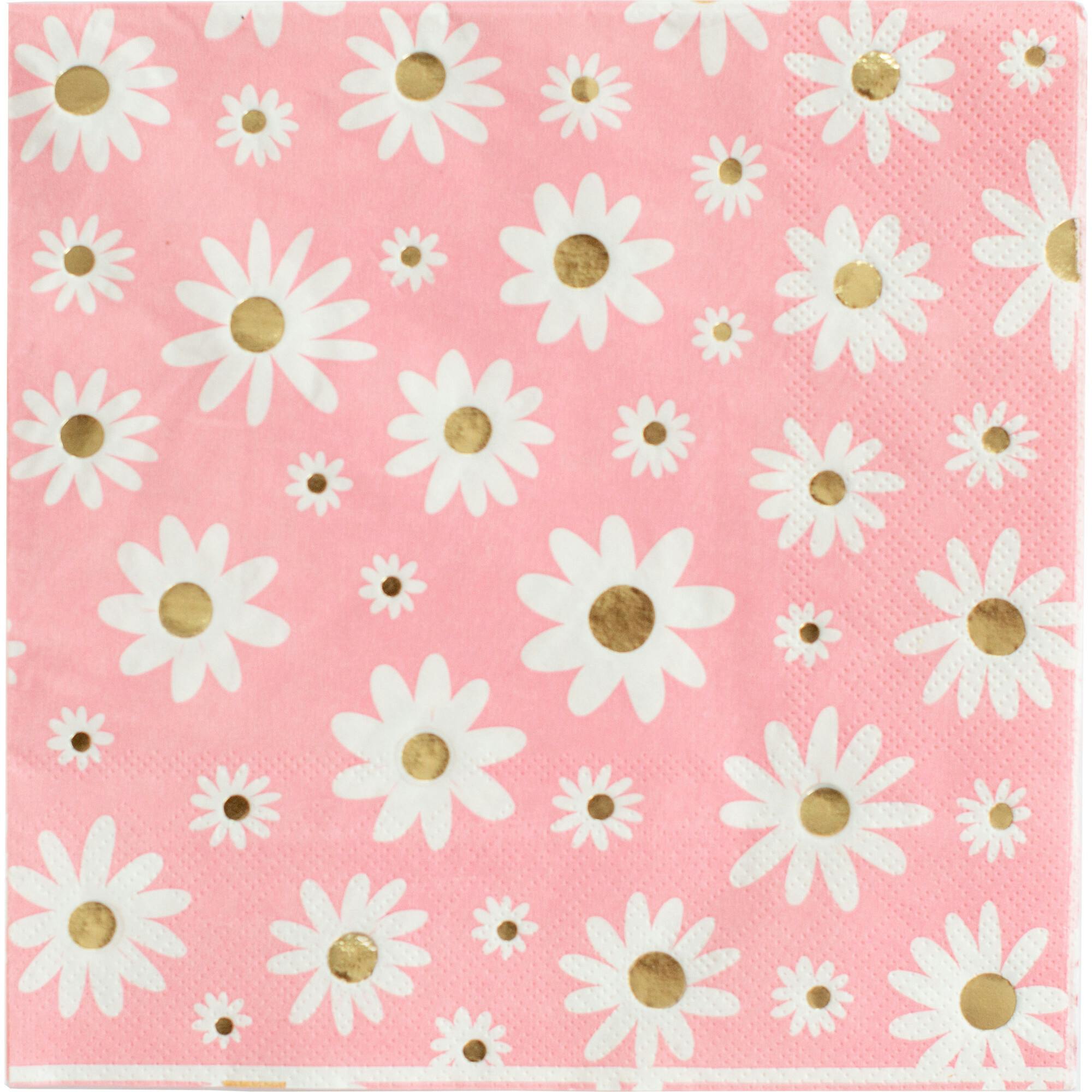 Peace & Love Daisy Large Napkins