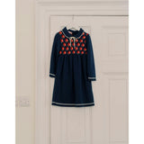 Navy Pomegranate Merino Girl Knitted Dress