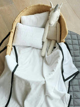 Luxe Natural Cotton Receiving Blanket