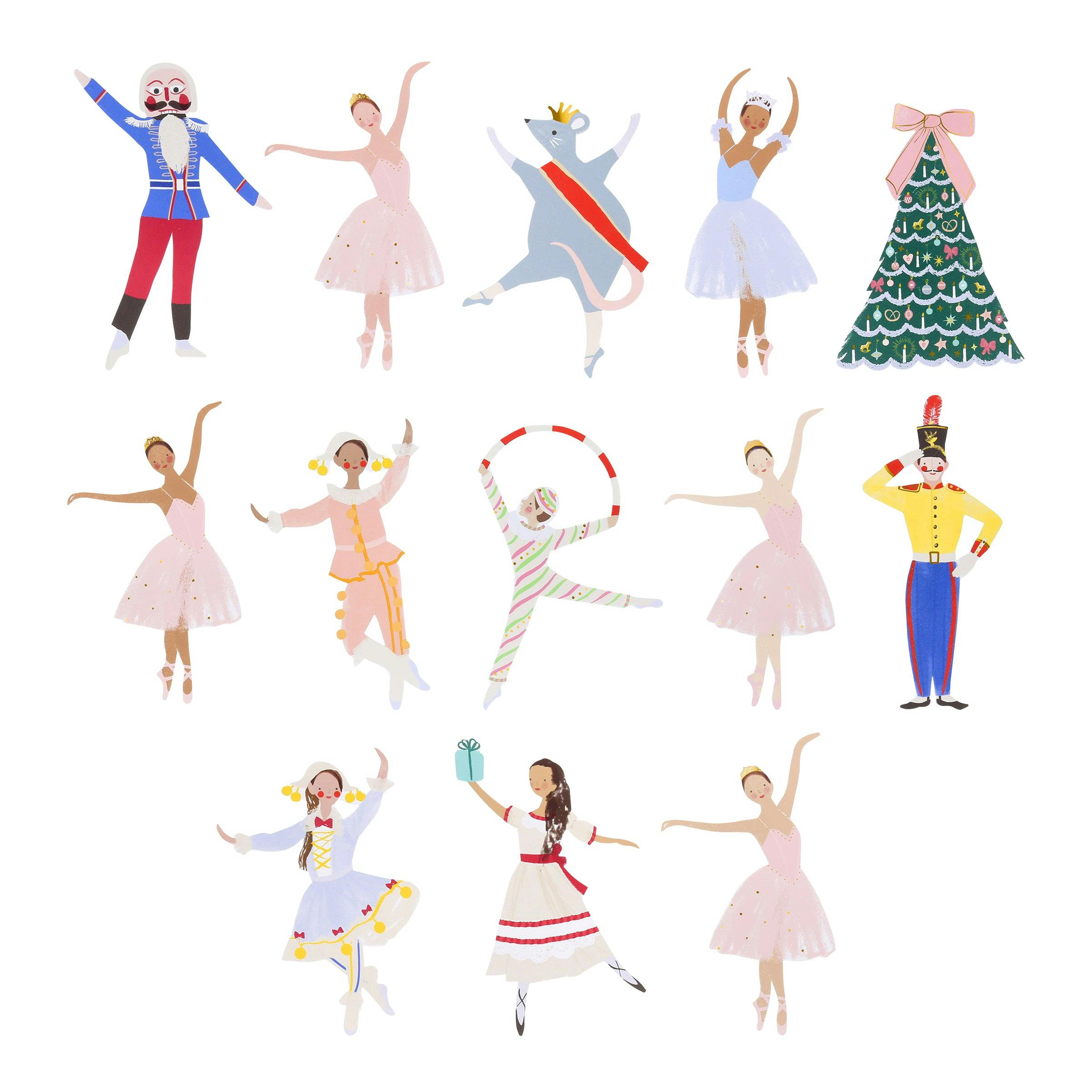Meri Meri x New York City Ballet Shaped Stickers