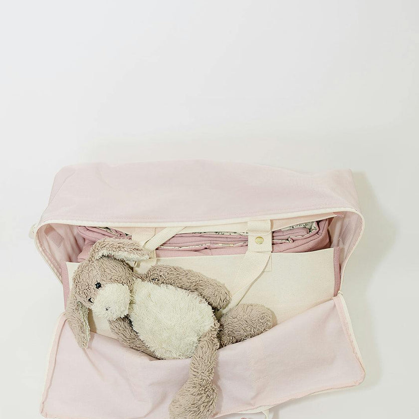 Portable Bedding Set Bags (Light Pink)