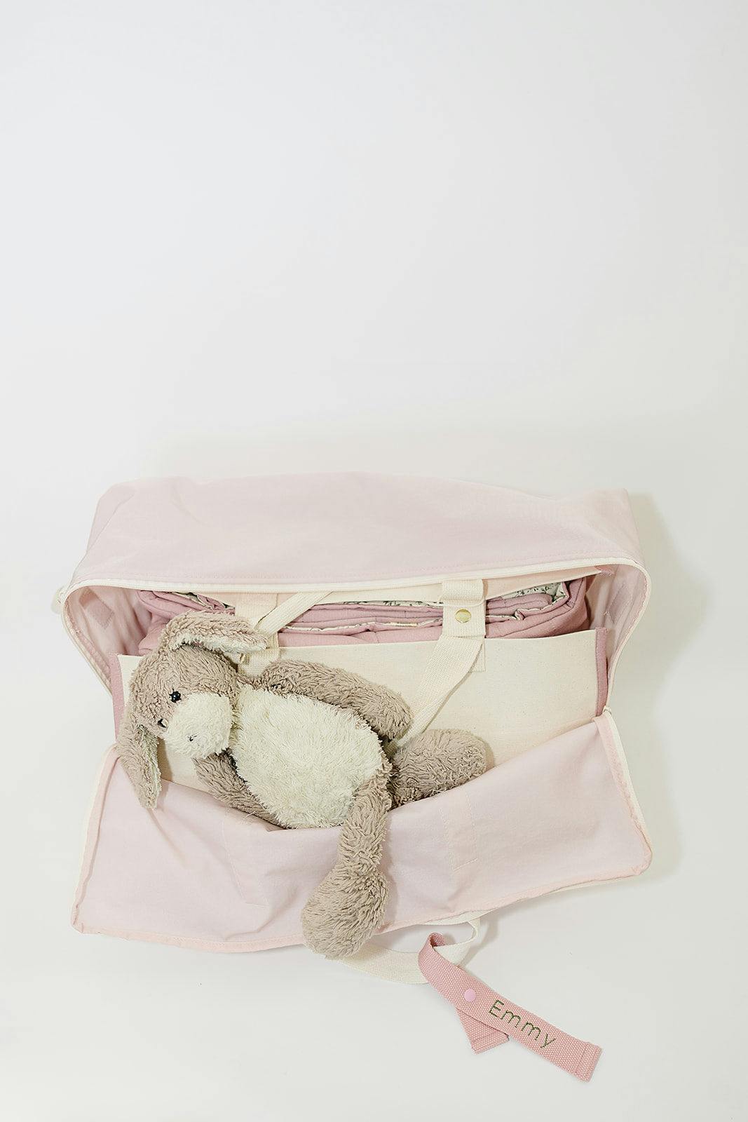 Portable Bedding Set Bags (Light Pink)