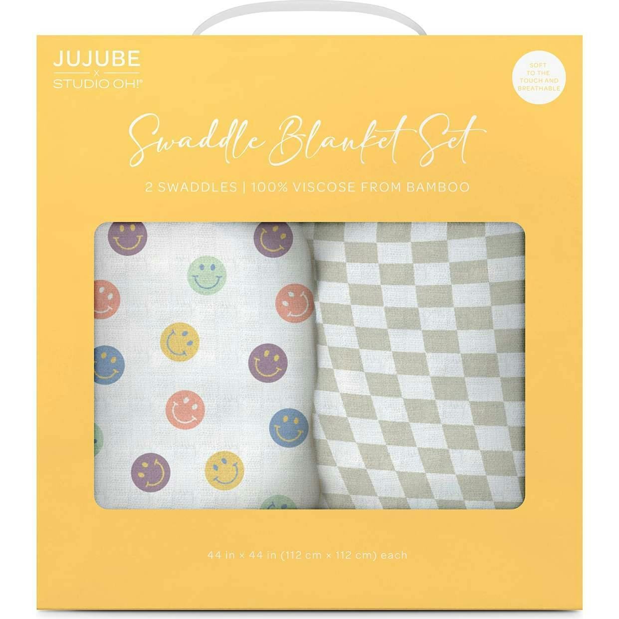 JuJuBe × Studio Oh! Printed Swaddle Blanket Sets