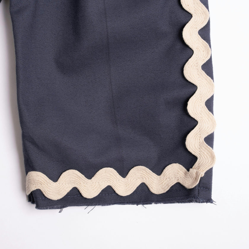 Wide-leg Pant in Mar Azul