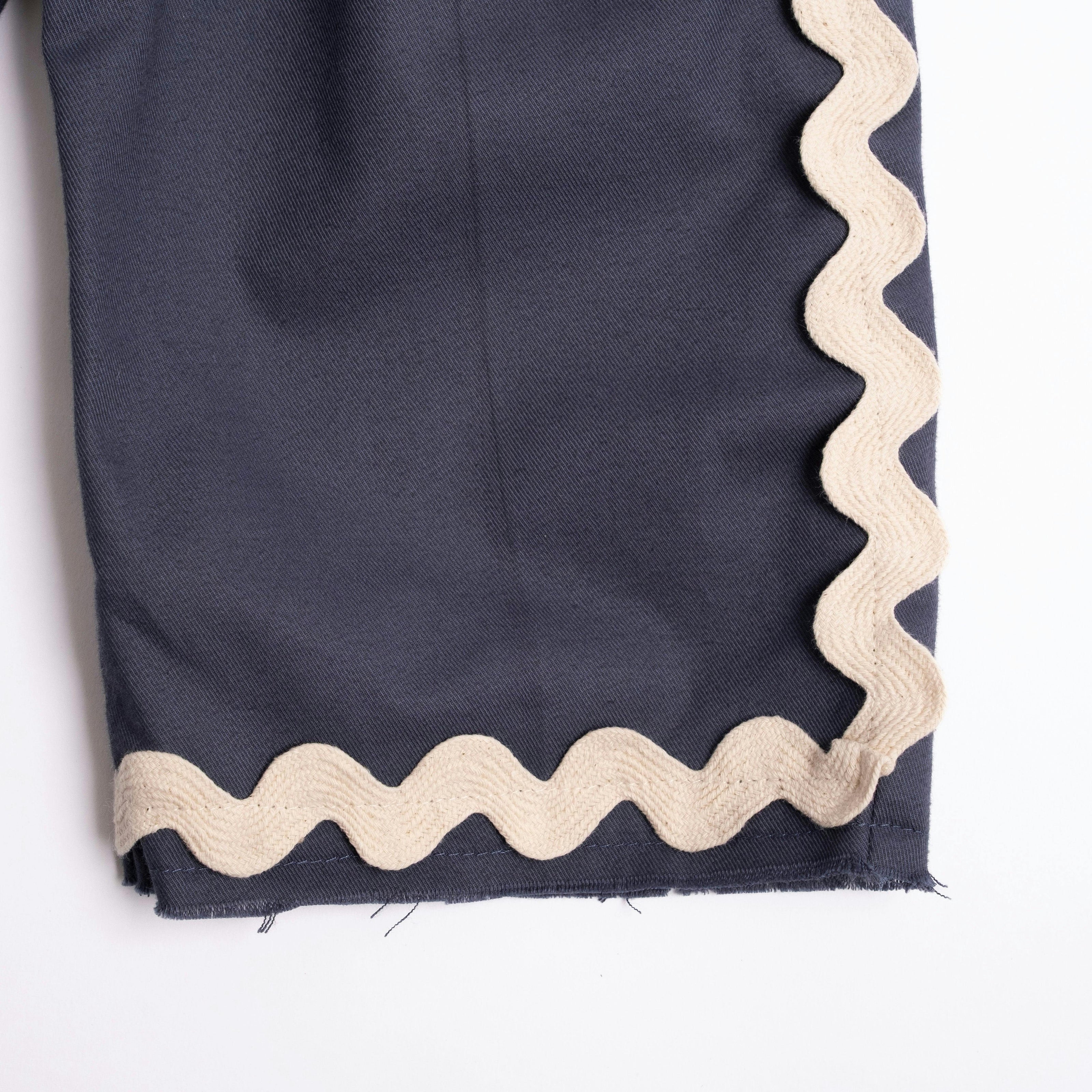 Wide-leg Pant in Mar Azul