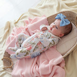 Leigh Footie Smocked Ruffled One Piece