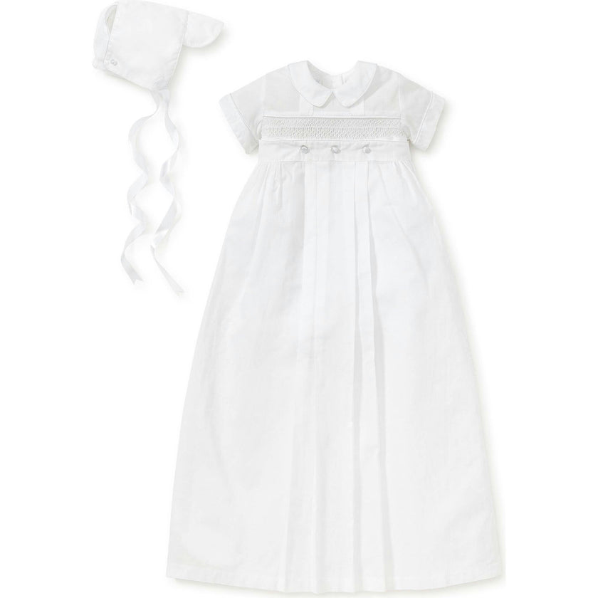 Phillip S/S Convertible Christening Gown & Hat Set
