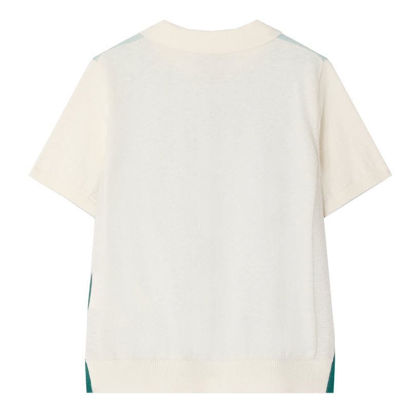 BONPOINT Laser Knit Polo - Ecru