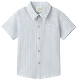 CHAMBRAY TEXTURED NEWPORT WOVEN SHIRT
