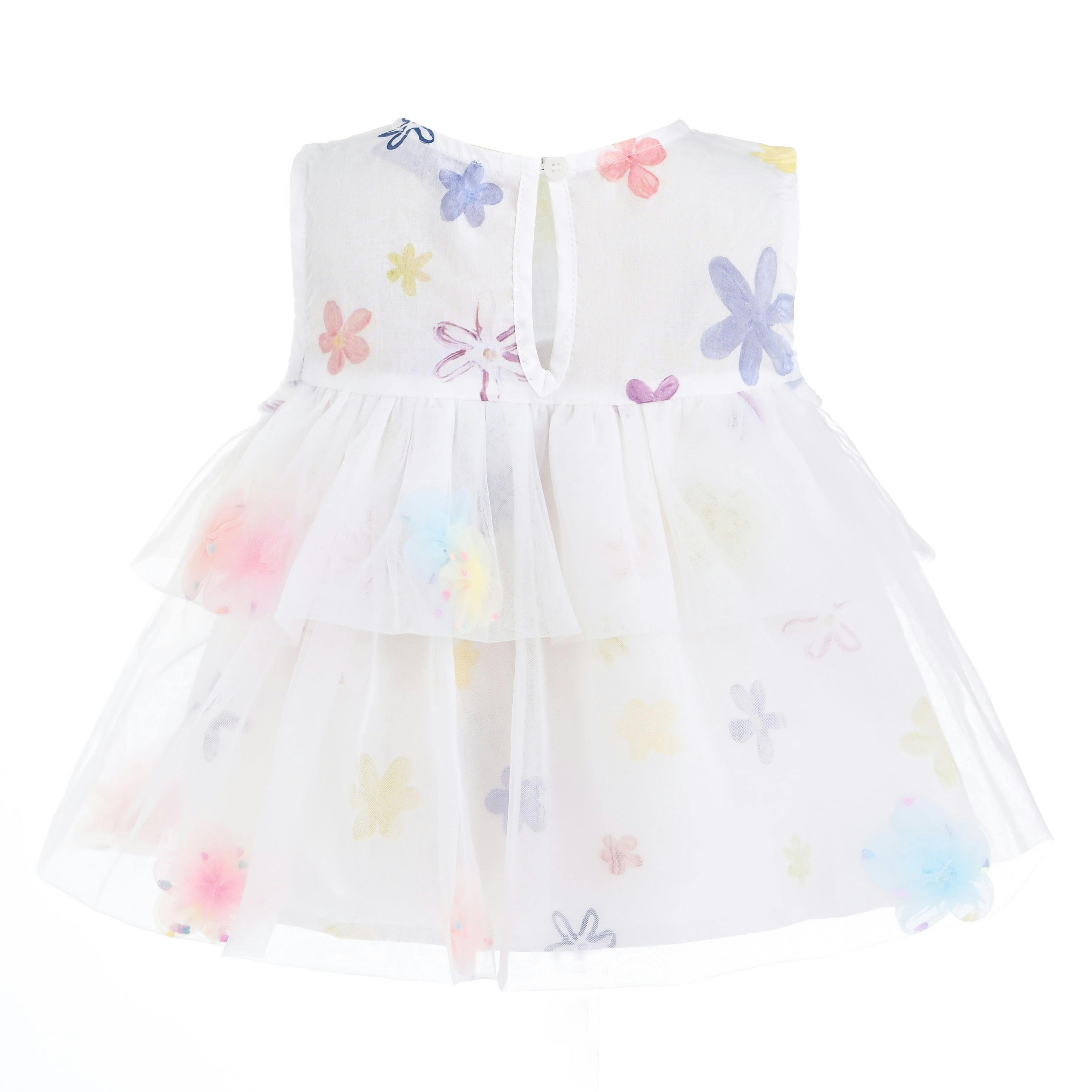 White Aveloria Floral Ruffle Set