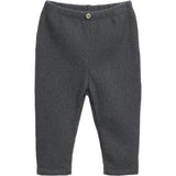 Plush Elastic Waistband Coconut Button Leggings