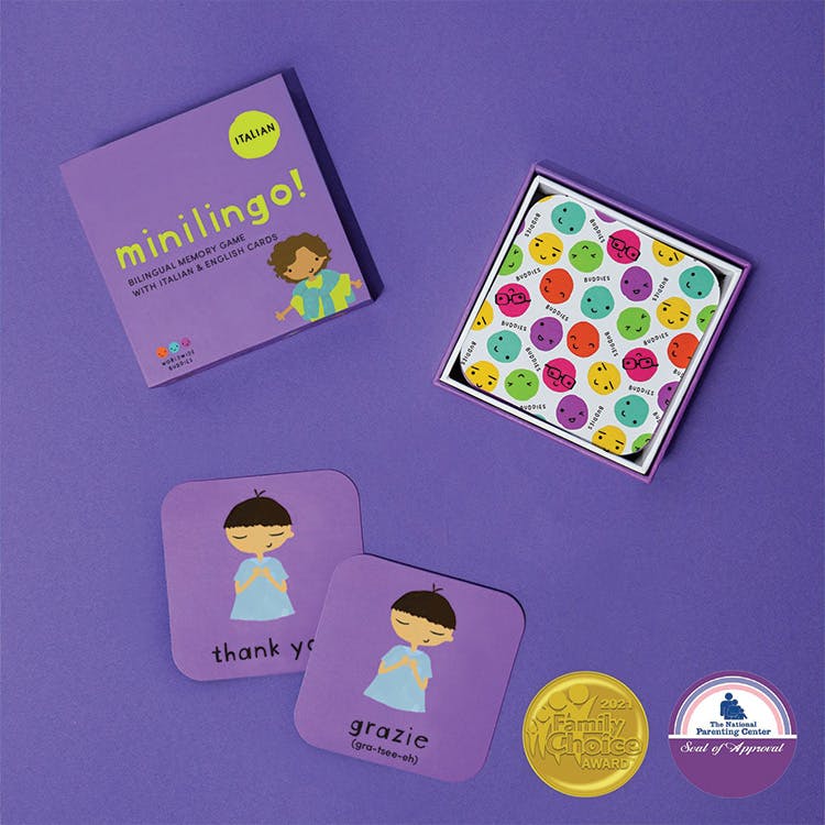 Minilingo, Italian/English Flashcards