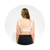 Aster Reversible Girls Tank Bra White