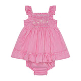 Hand-Smocked Baby Sun Dress Alba