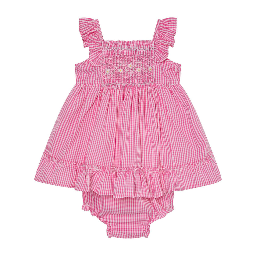 Hand-Smocked Baby Sun Dress Alba