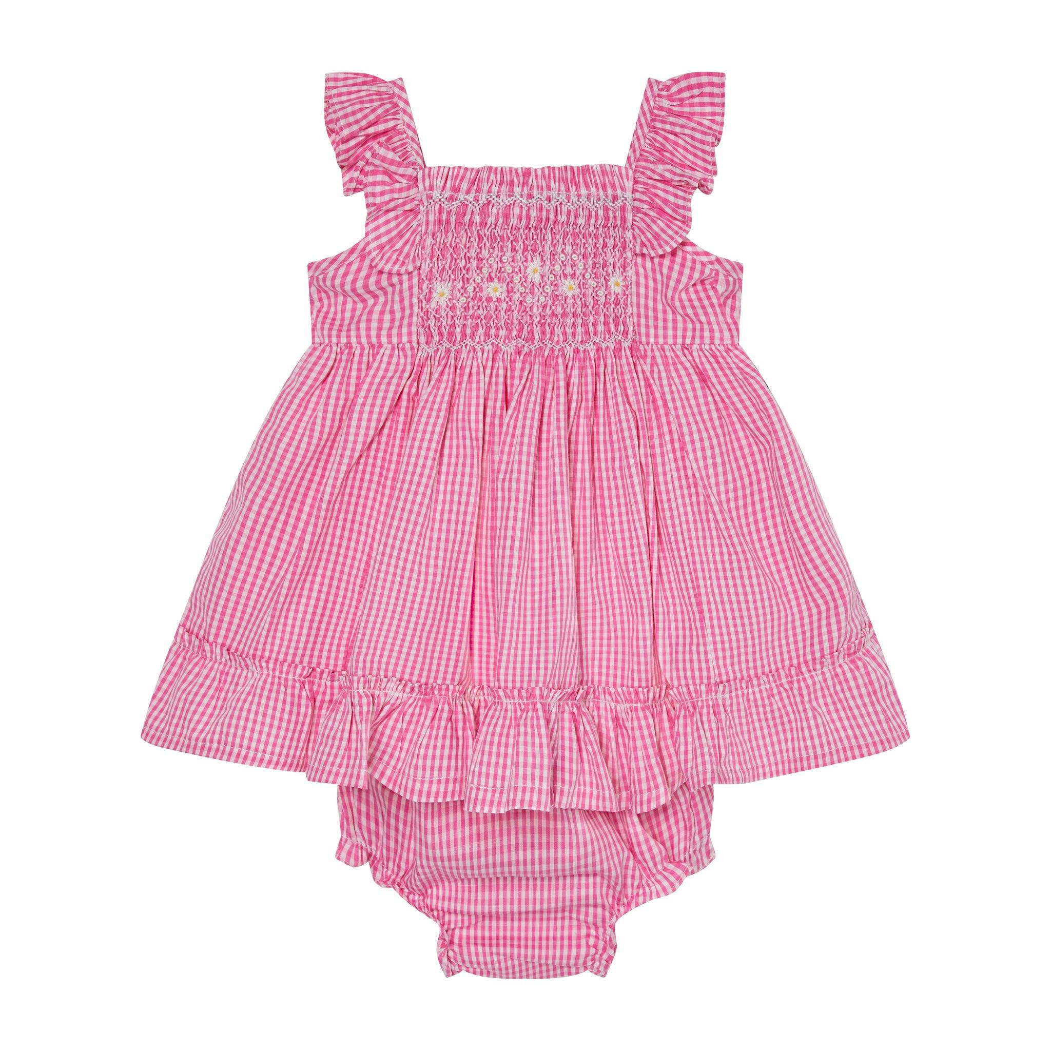 Hand-Smocked Baby Sun Dress Alba