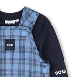 Blue Logo Baby Overall Set