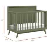 Palma 4-In-1 Convertible Crib With Toddler Bed Conversion Kit