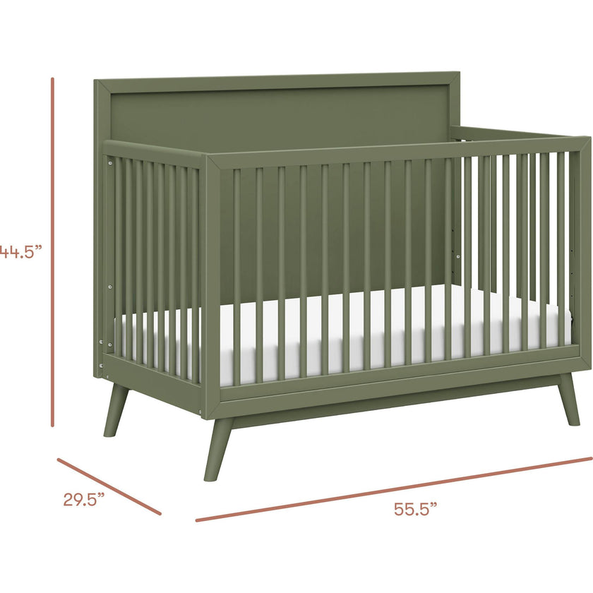Palma 4-In-1 Convertible Crib With Toddler Bed Conversion Kit