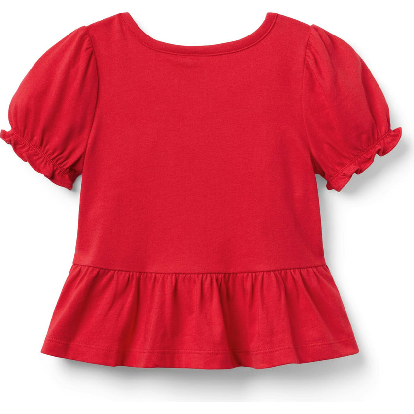 Bow Peplum Top