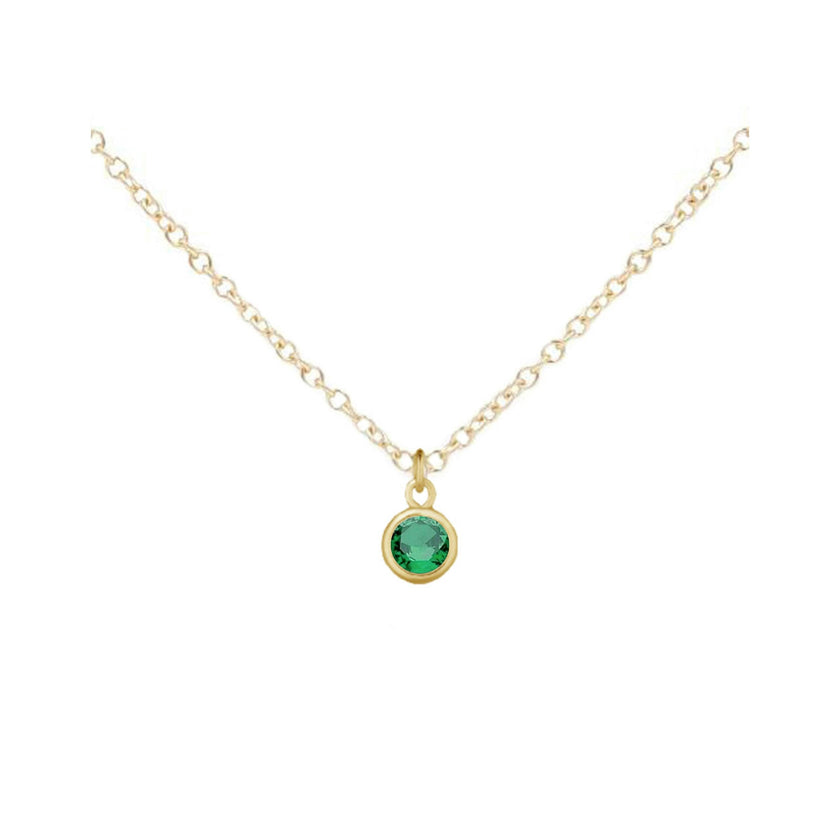 May Birthstone Necklace