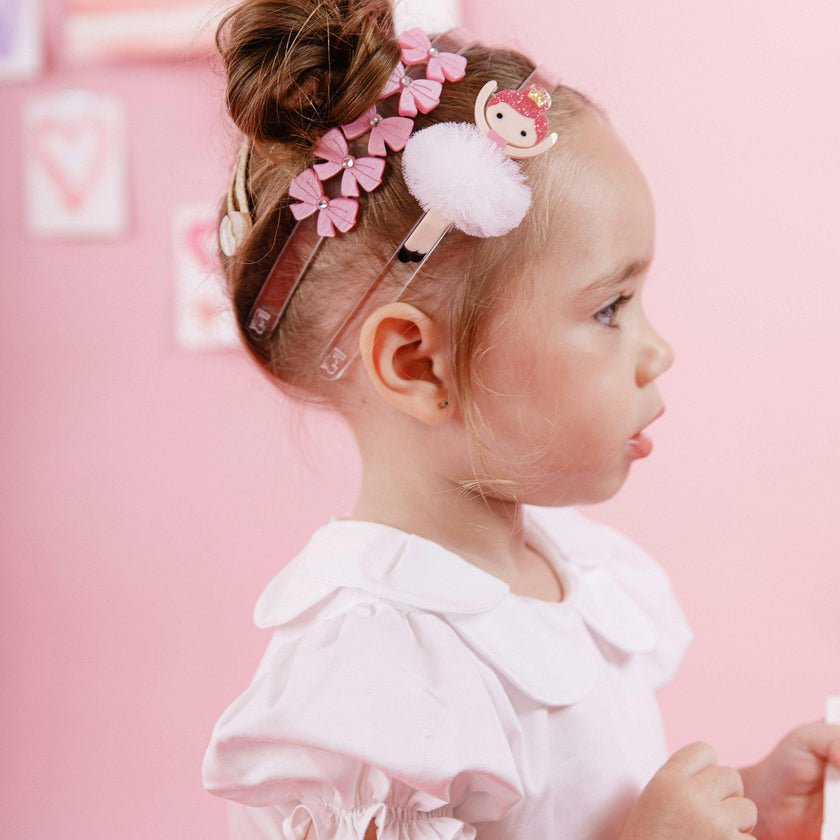 Bows Satin Pink Headband