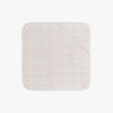 Picnic Gingham Baby Hooded Towel - Pink