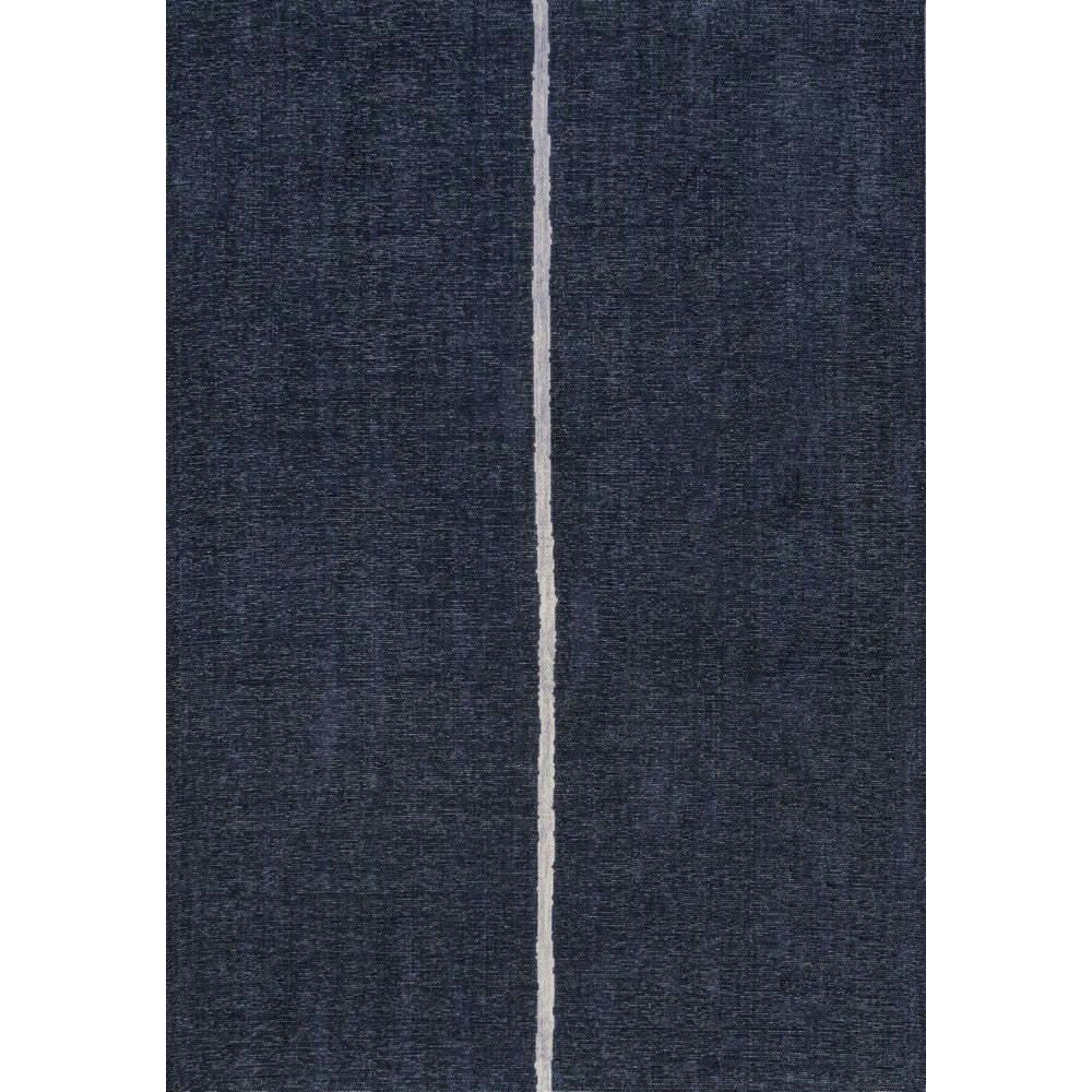 Linja Solid Centre Stripe Machine-washable Area Rug