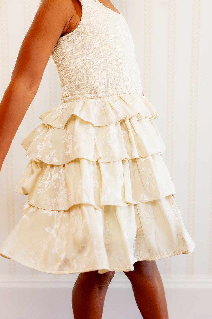 Mini Aiden Dress in Cream