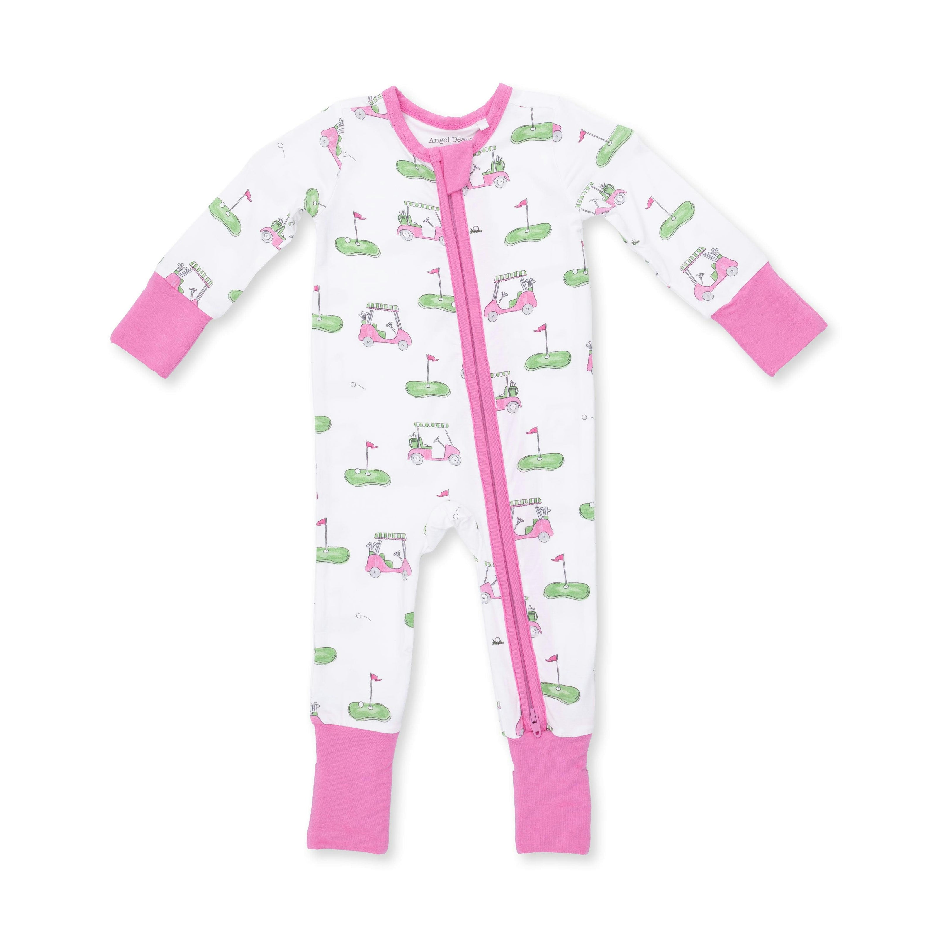 Golf Carts Pink - Convertible Romper