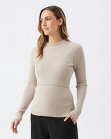 Lift Up Nursing Knit  Stone