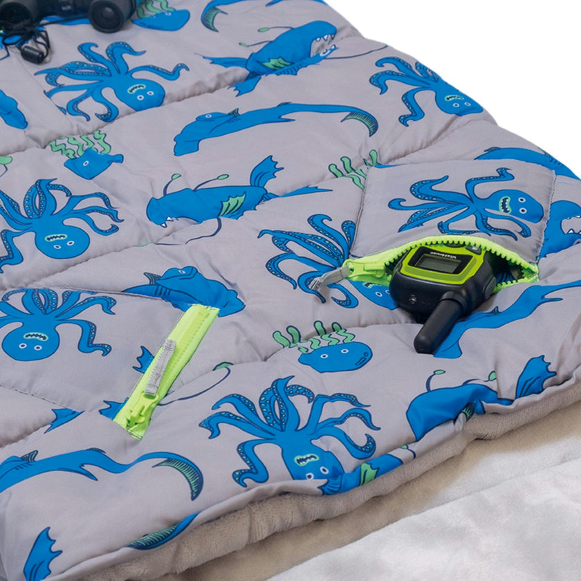 Sleep-N-Pack™ – Little Kid Size | Pals in Print: Sea Critters