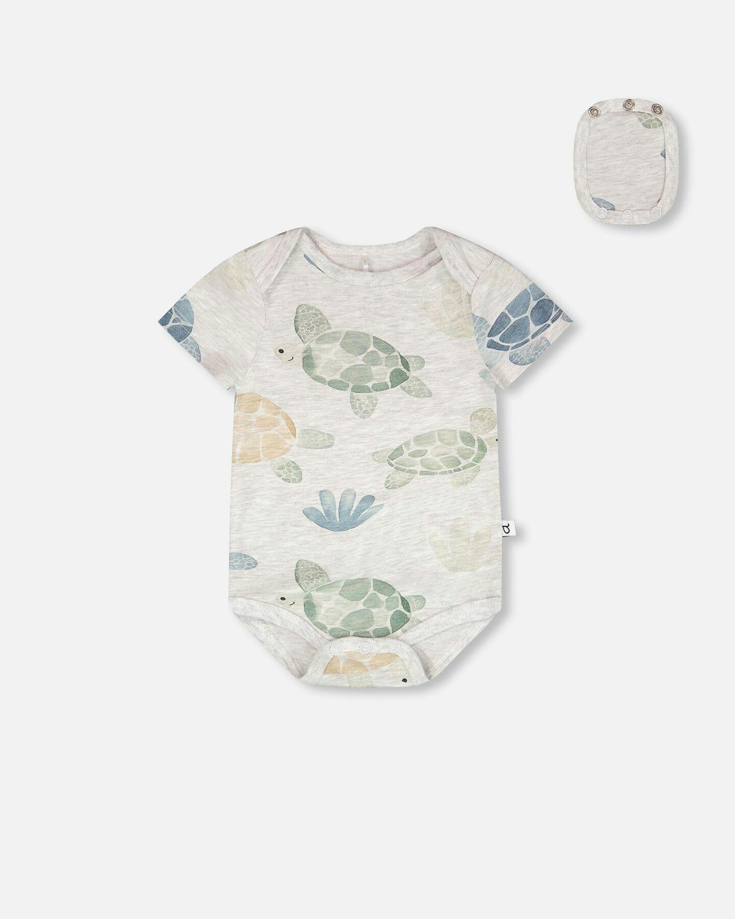 Evolutive Organic Cotton Jersey Onesie