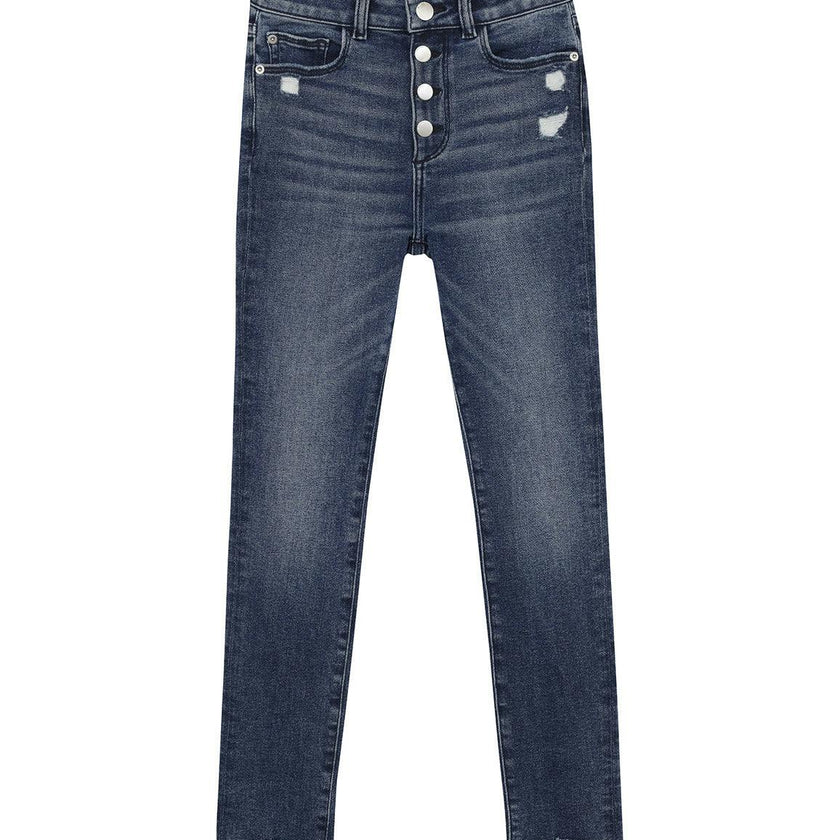 Chloe Skinny | Eco Dark Distressed