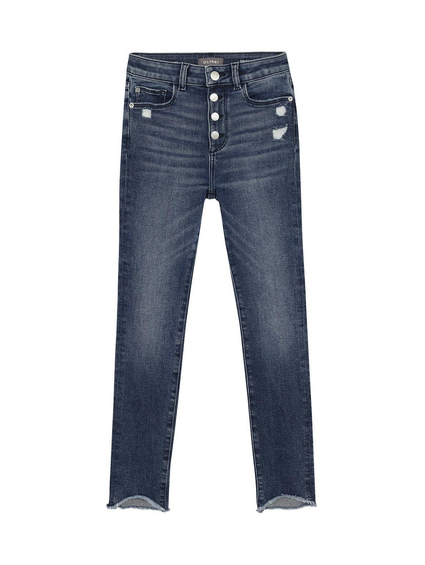 Chloe Skinny | Eco Dark Distressed