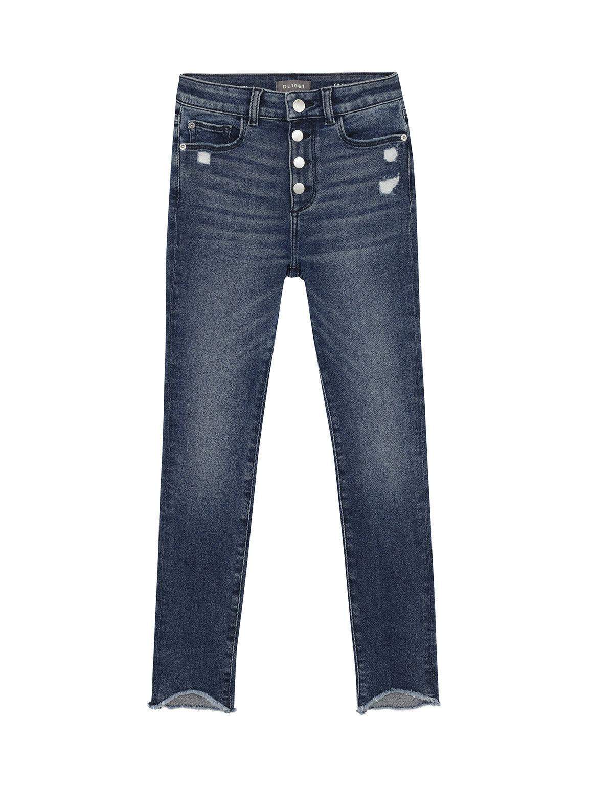 Chloe Skinny | Eco Dark Distressed
